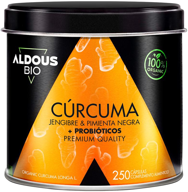 Cúrcuma - 250 Cápsulas - Antiinflamatorio Natural - Aldous