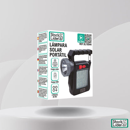 Lámpara solar portátil